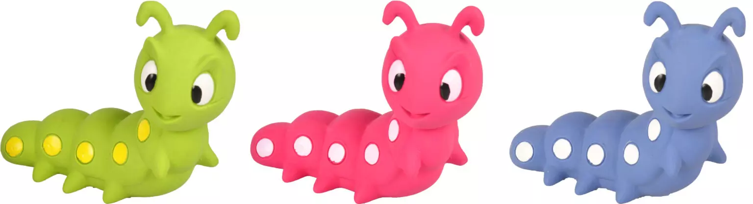Flamingo Wouterus   Speelgoed LATEX RUPS ASS 15CM Dit superleuke latex hondenspeelgoed wordt graag het nieuwe maatje van jouw hond. Het is gemaakt van zeer soepel latex dat zacht aanvoelt. Het speelgoed heeft een vrolijke uitstraling en zal zeker op zijn plaats zijn in de hondenmand van jouw hond. Verwen jouw hond en daag hem uit met speelgoed. Wissel hondenspeelgoed regelmatig af om het spannend te houden. Het wordt per stuk geleverd in willekeurige kleur.