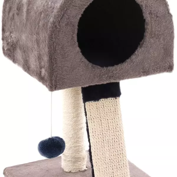 Flamingo Vallonet 4   Krabpaal KRABPAAL VALLONET 4 BLAUW-GRIJS 30x32x55CM De krabpaal Vallonet 4 is een leuke