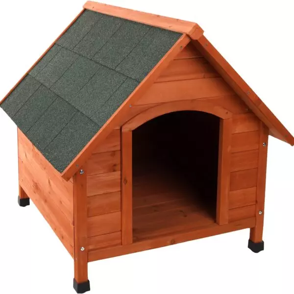 Flamingo Classic Ponto  Hok HONDENHOK PONTO CLASSIC M 80x90x83CM Het houten hondenhok Rebel is een leuk hondenhok