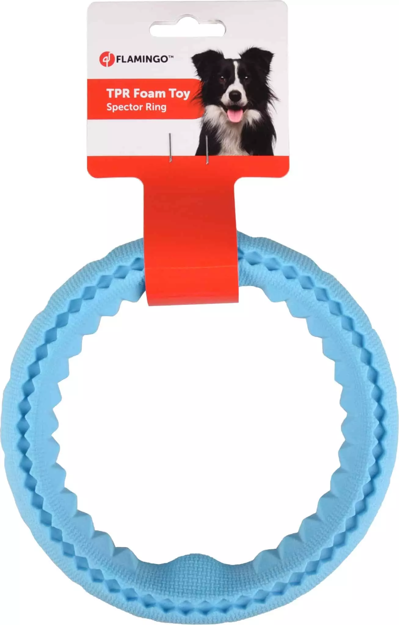 Flamingo Spector  - Speelgoed Honden - Hs Tpr Spector Ring Blauw Dia 17,2cm - Afbeelding 2