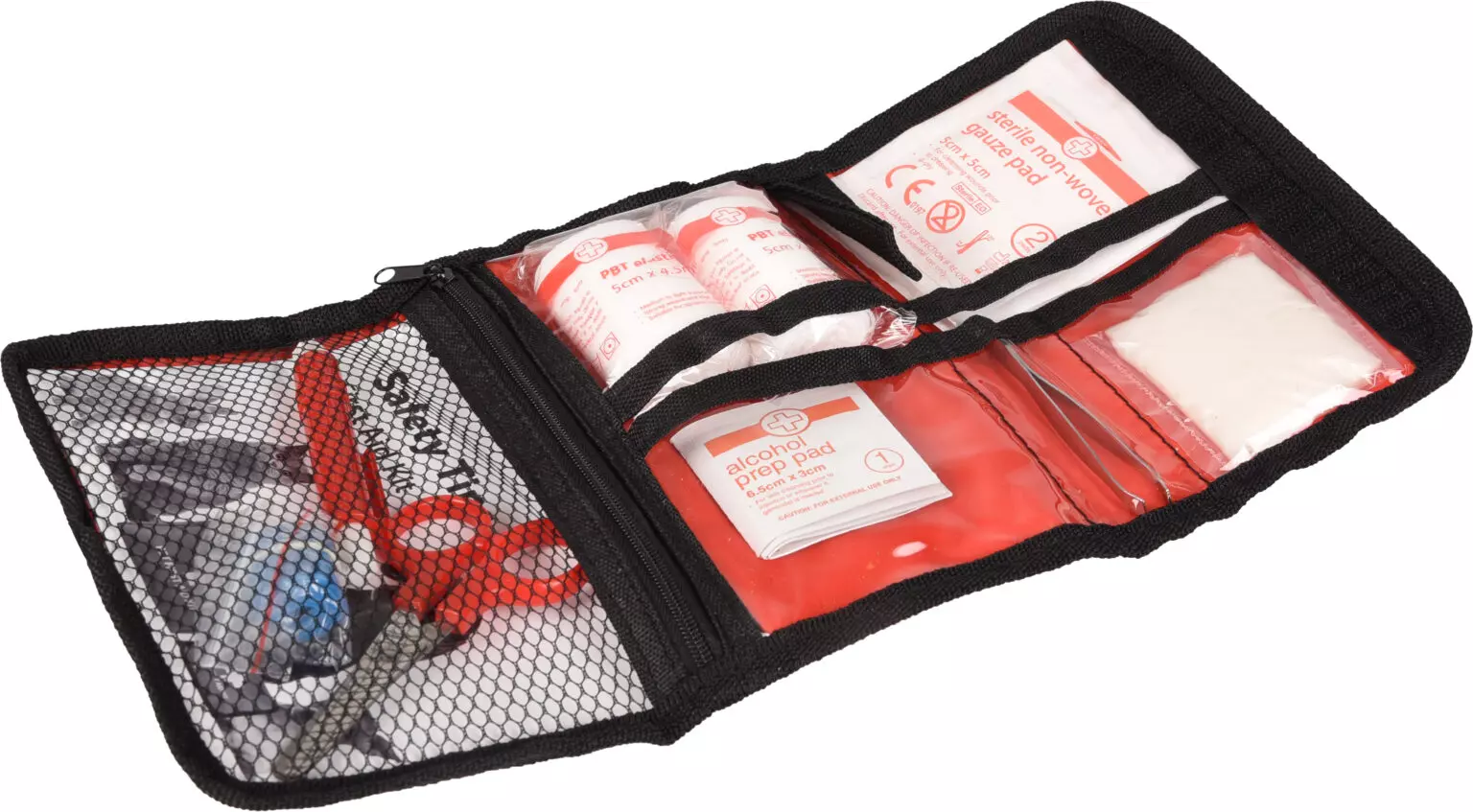 Flamingo Resku Basis - EHBO-kit Honden;Katten - Ehbo Set Resku Huisdieren Basis Rood 18x12x4cm - Afbeelding 2