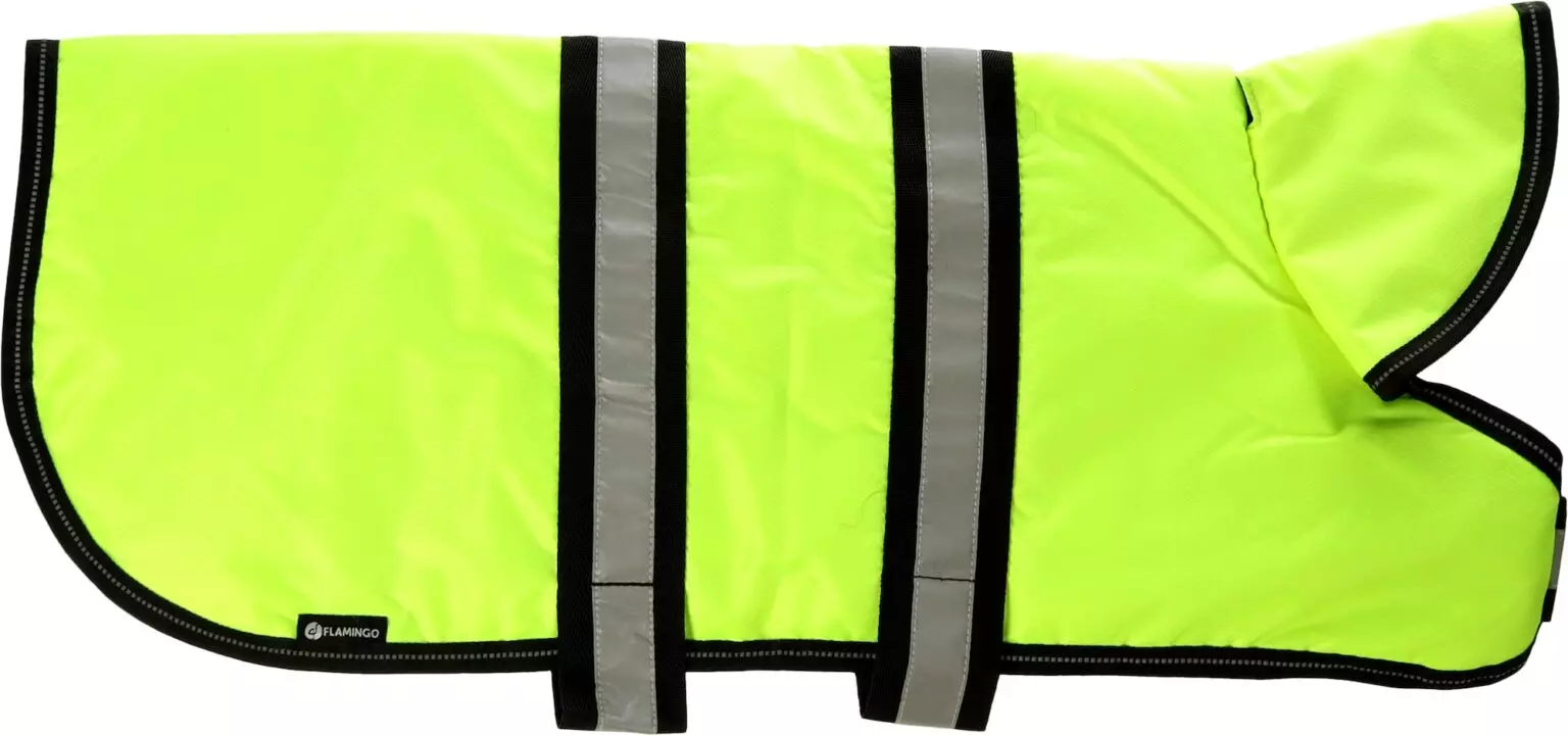 Flamingo Eisbär - Kledij Honden - Winterjas Eisbär Fluo Geel 60cm - 1st - 174710 - Afbeelding 2