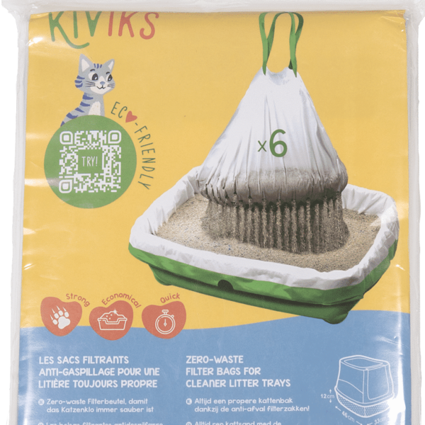 Advies verkoopprijs: 5.95Verpakking: Plastic bagProductgroep: FilterzakkenMerk: KiviksCollectie: KiviksCollectielijn: Filter BagsKleur: BlauwPickingunit: 15EAN webshop: 3770007829009Filter 1: KatFilter 2: Reiniging en SchoonmaakFilter 3: KattenbakkenFilter 4: Filterzakken