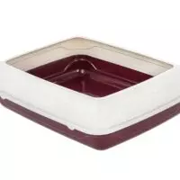 Cat Litter Tray PUSSY / Red - Happet