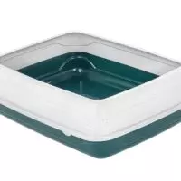 Cat Litter Tray PUSSY M / Green - Happet