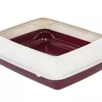Cat Litter Tray PUSSY M / Red - Happet