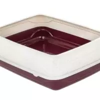 Cat Litter Tray PUSSY L / Red - Happet