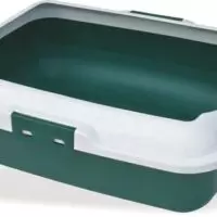 Cat Litter Tray KITTY / Green - Happet