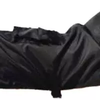 Pocket Dog Raincoat - Happet 292A - Black S - 40cm