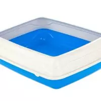 Cat Litter Tray PUSSY M / Blue - Happet